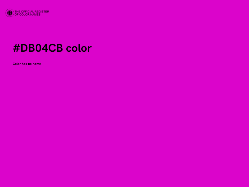 #DB04CB color image