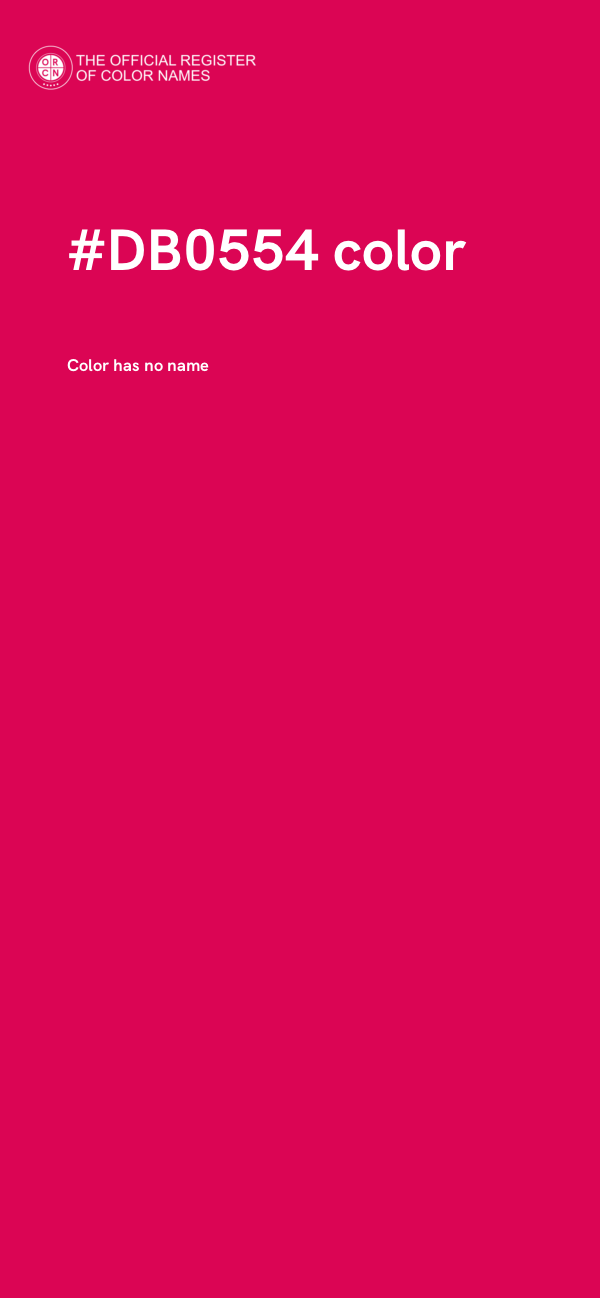#DB0554 color image
