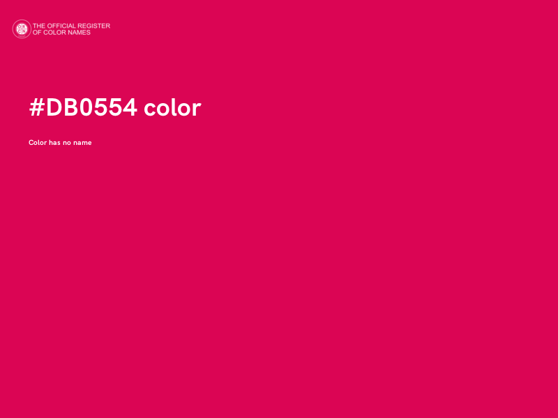 #DB0554 color image