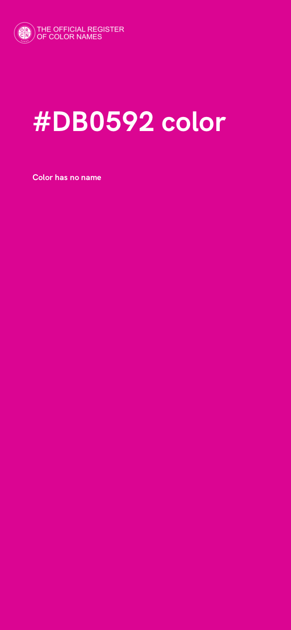 #DB0592 color image