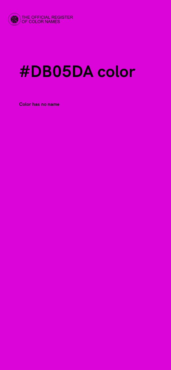 #DB05DA color image