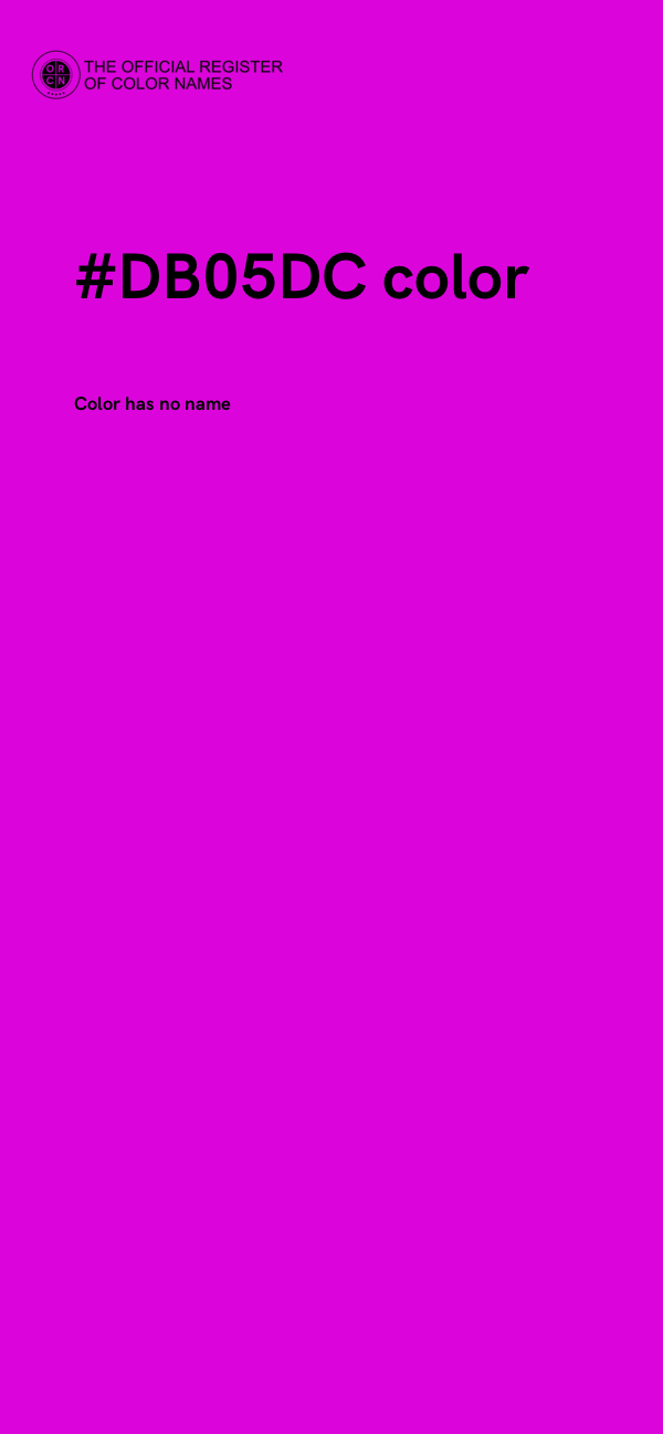 #DB05DC color image
