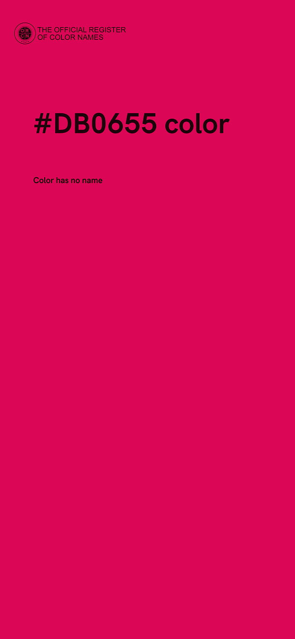 #DB0655 color image