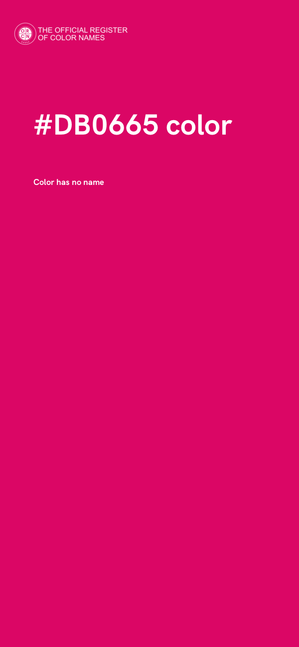 #DB0665 color image
