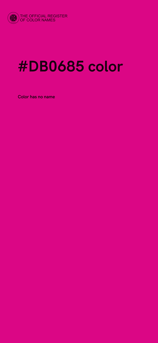 #DB0685 color image