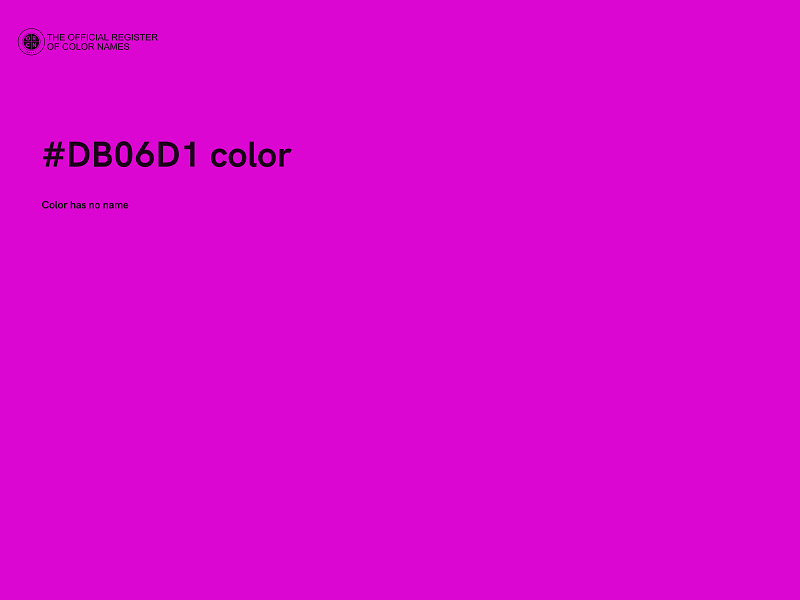 #DB06D1 color image