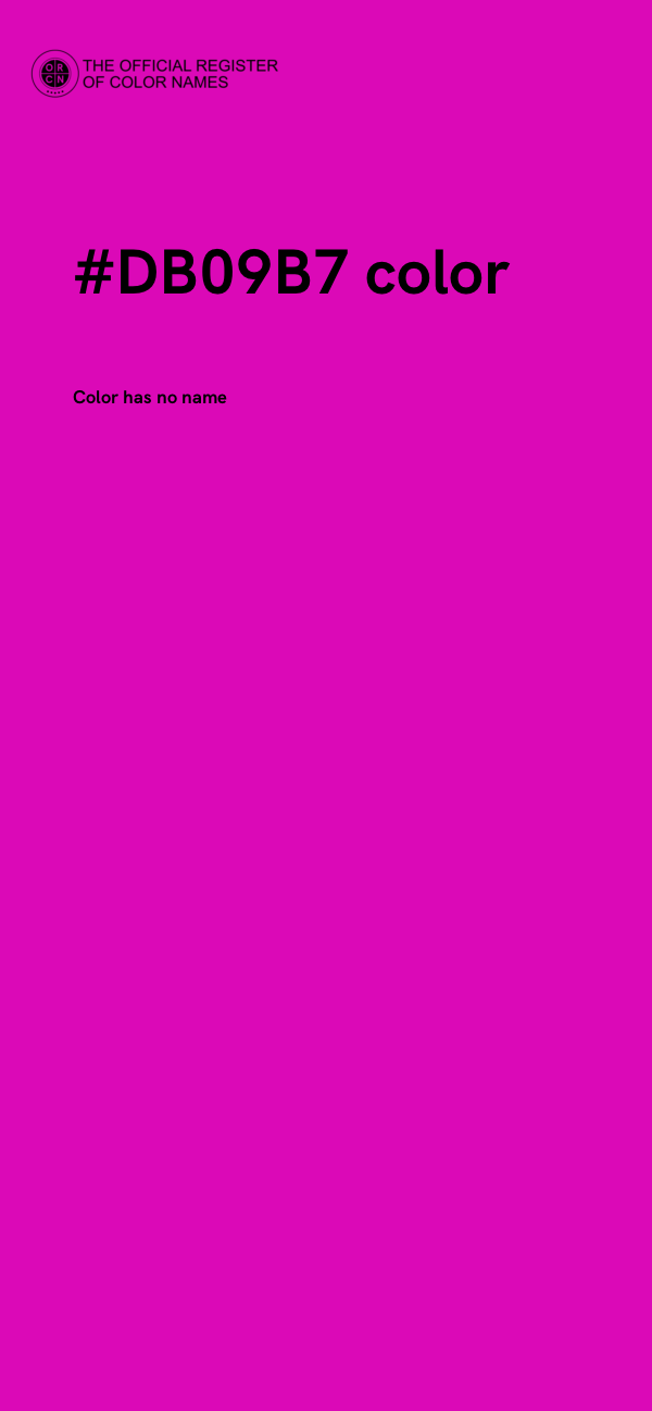 #DB09B7 color image