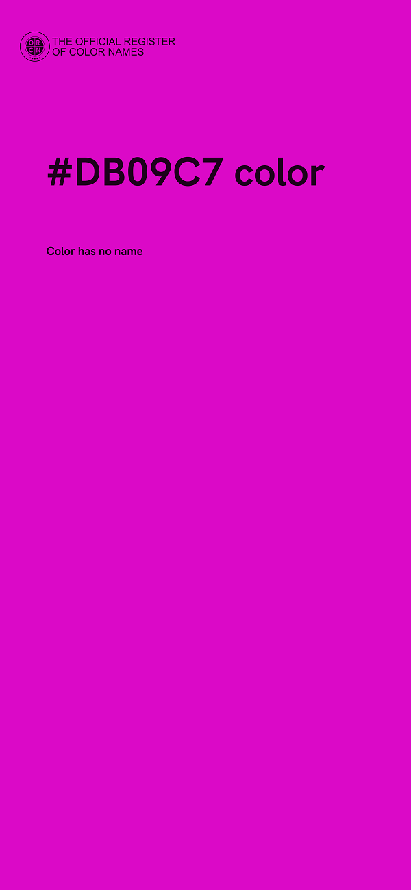 #DB09C7 color image