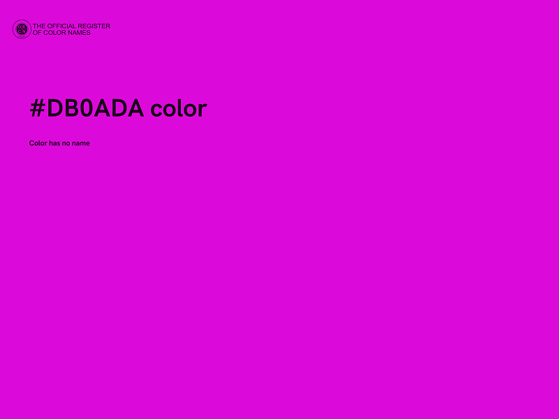 #DB0ADA color image