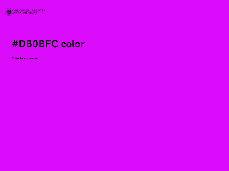 #DB0BFC color image