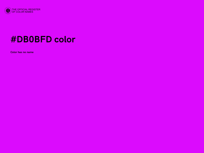 #DB0BFD color image