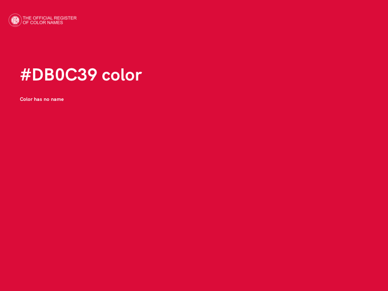 #DB0C39 color image