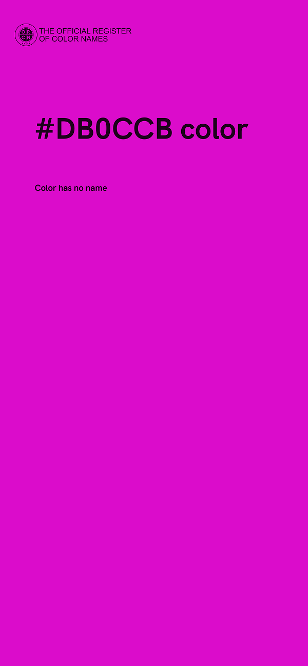 #DB0CCB color image