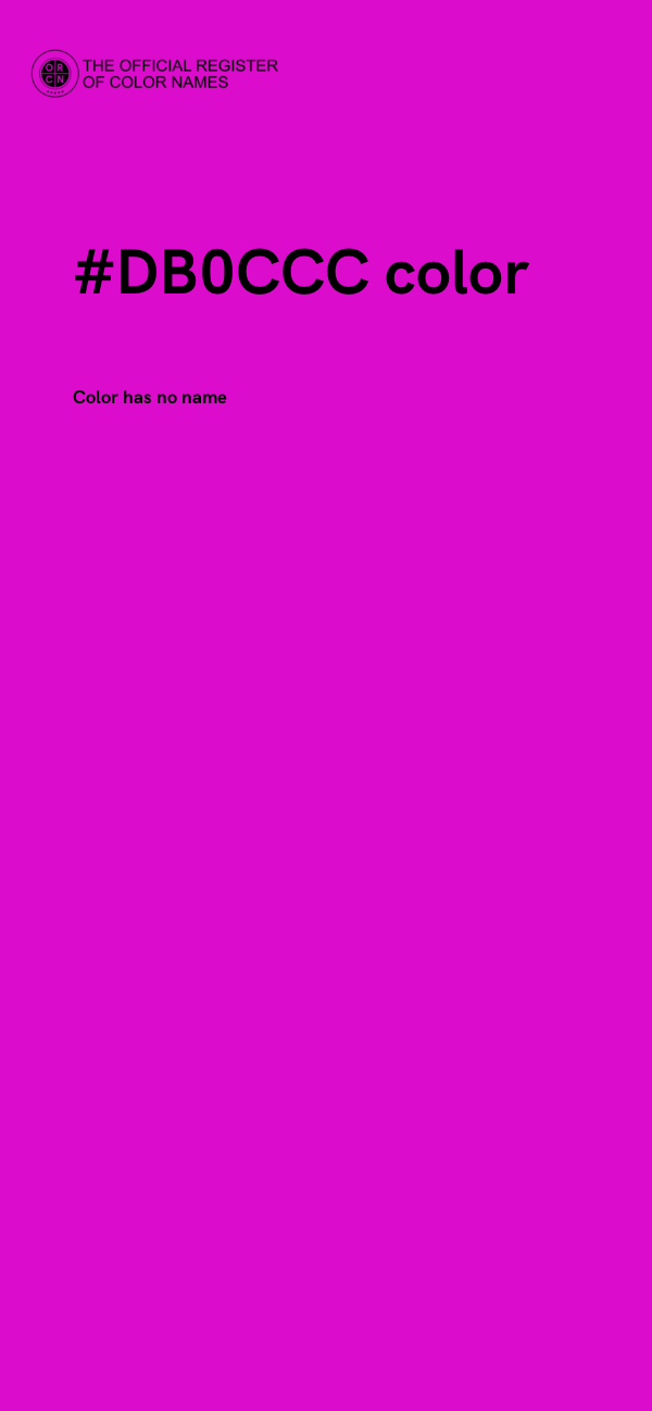 #DB0CCC color image