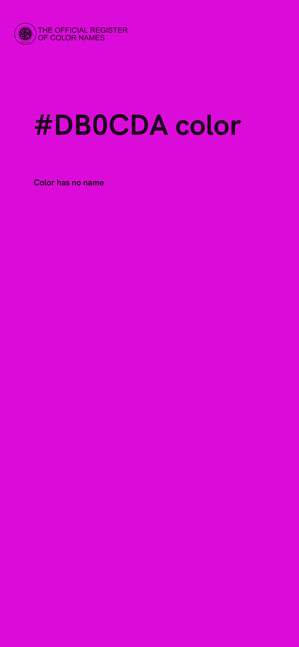 #DB0CDA color image