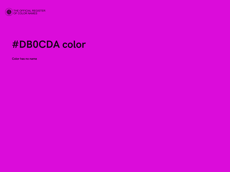 #DB0CDA color image