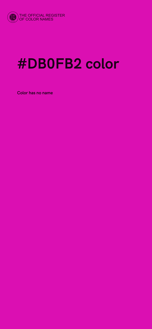 #DB0FB2 color image