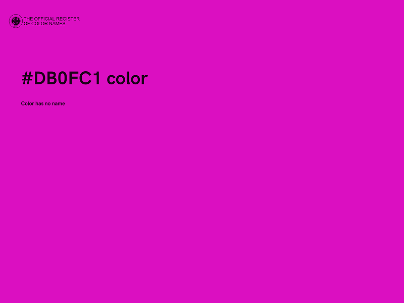 #DB0FC1 color image