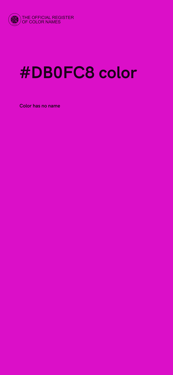 #DB0FC8 color image