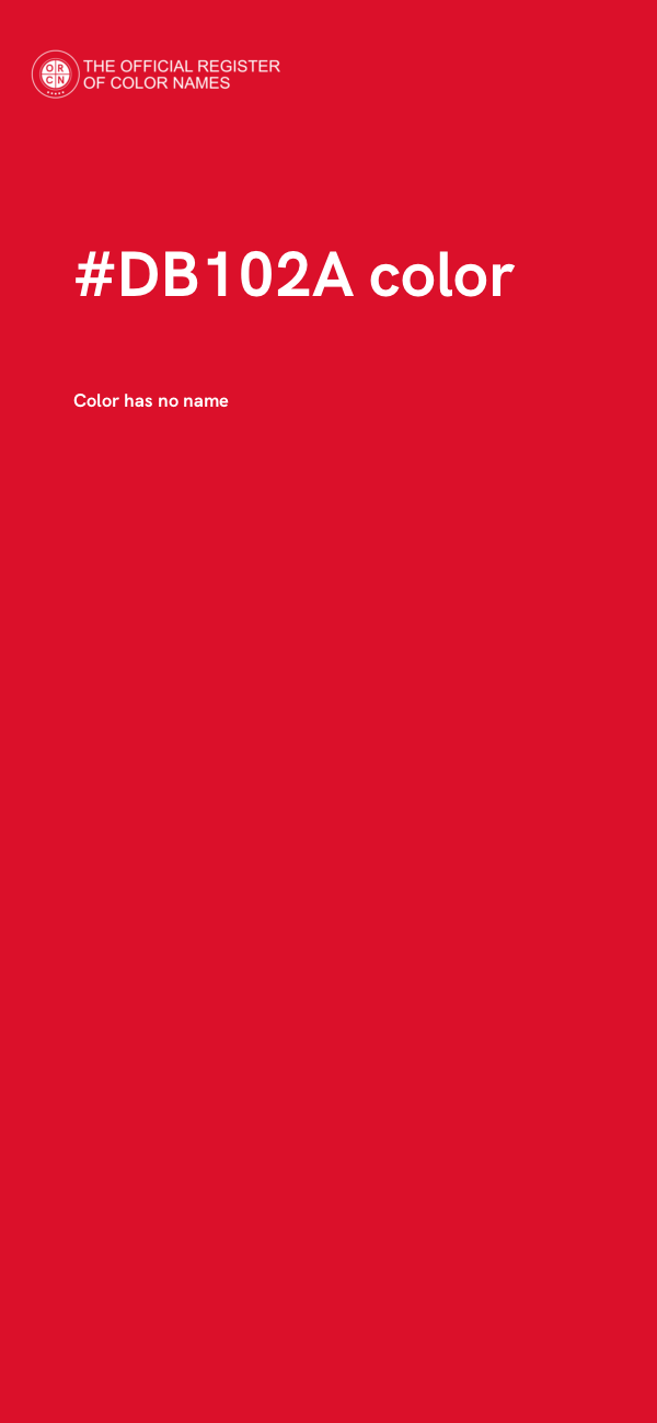#DB102A color image