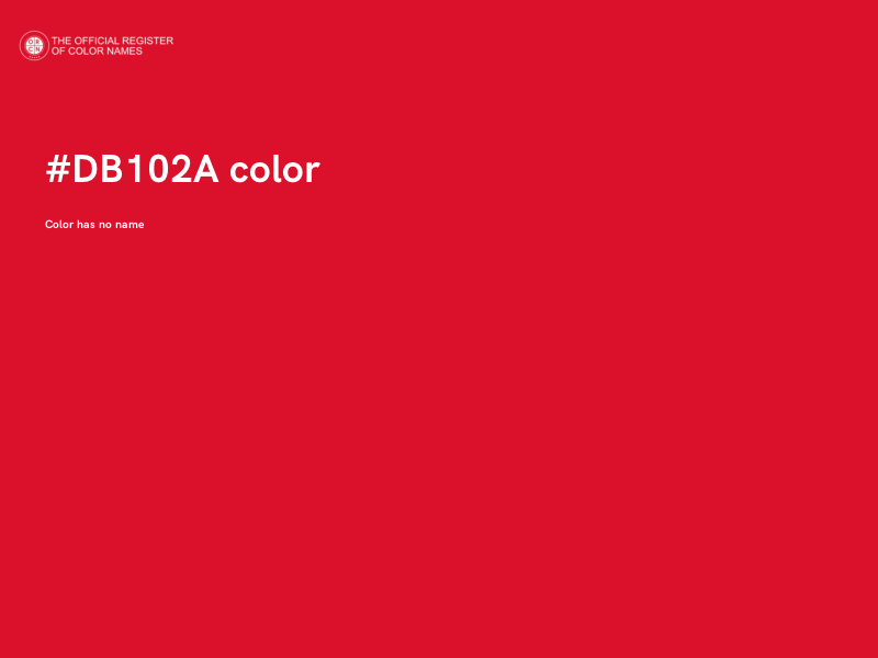 #DB102A color image