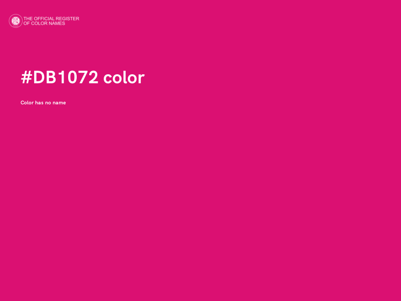 #DB1072 color image