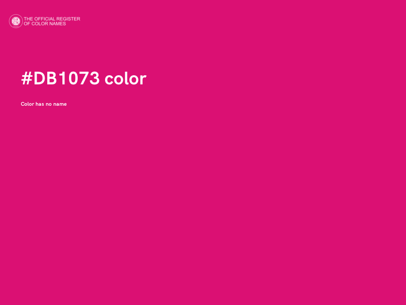 #DB1073 color image