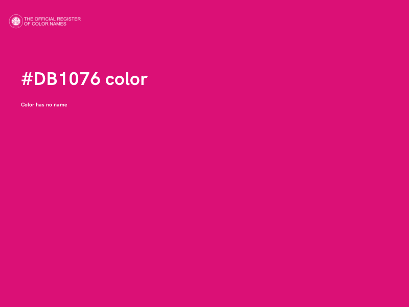 #DB1076 color image