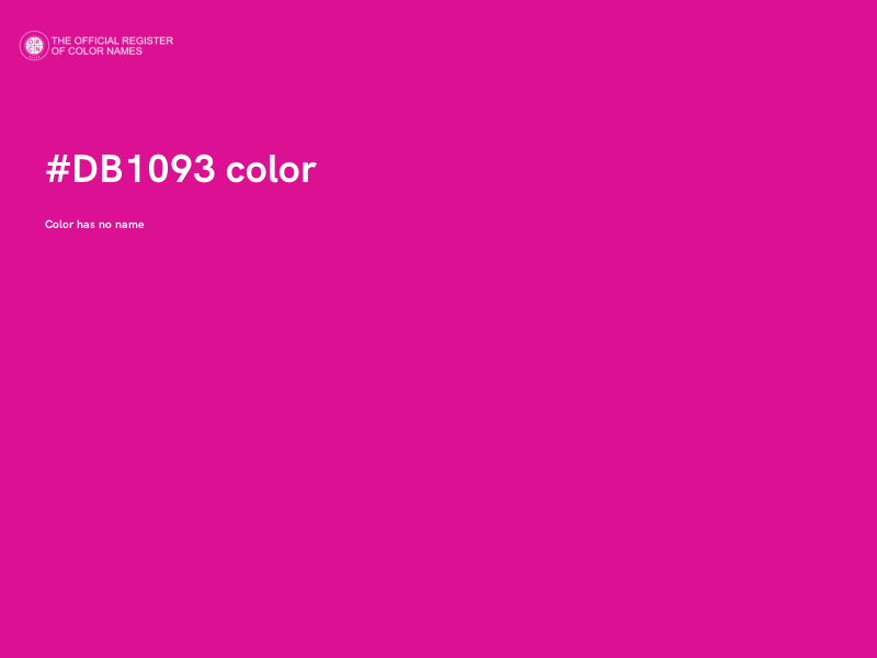 #DB1093 color image