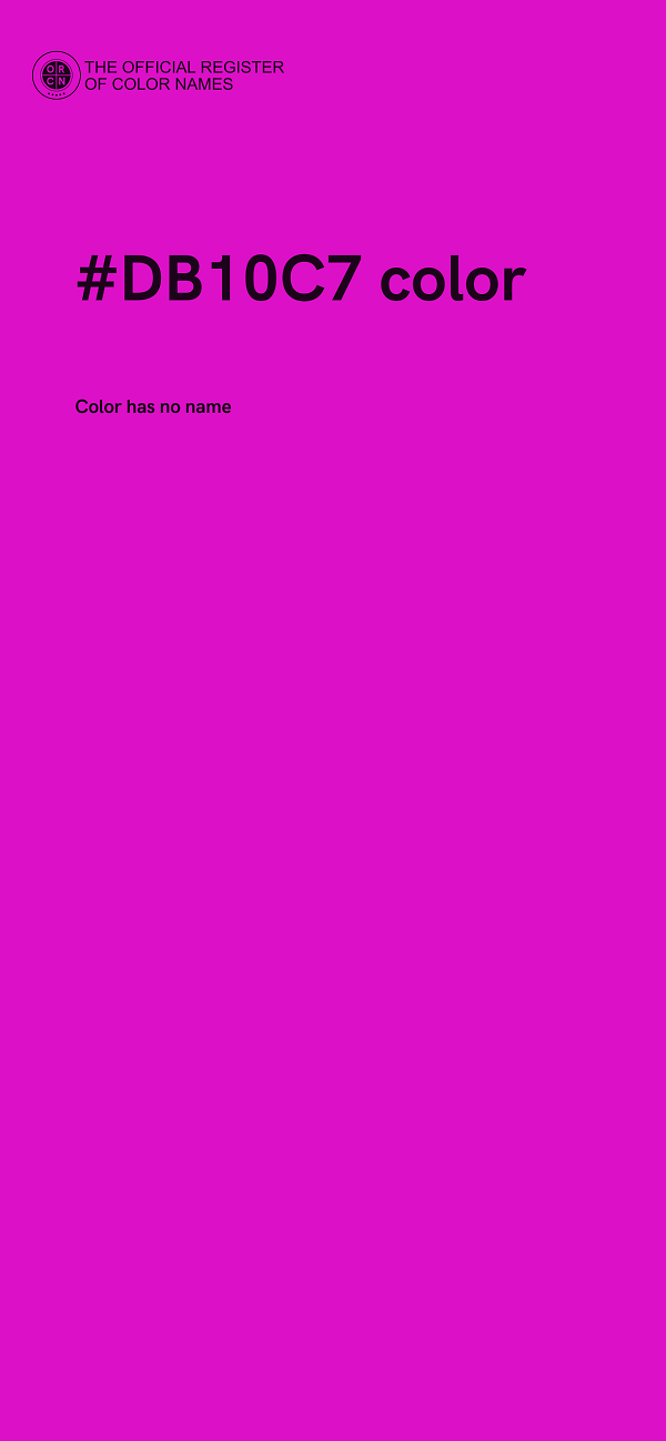 #DB10C7 color image