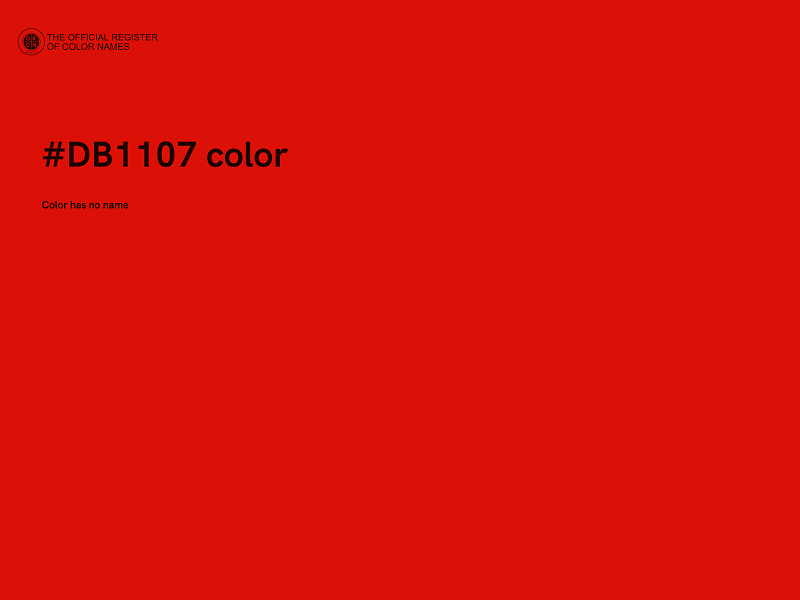#DB1107 color image