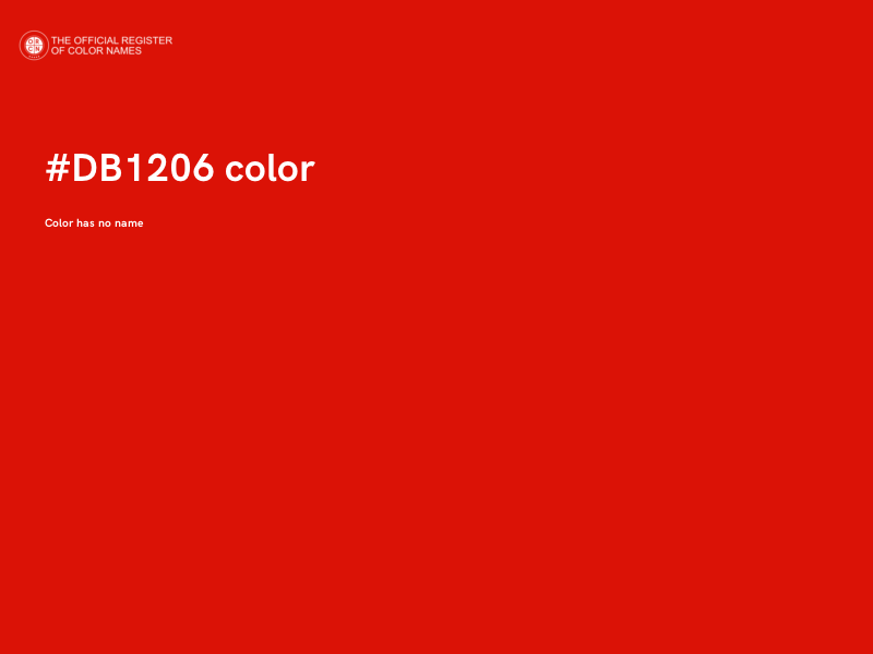 #DB1206 color image