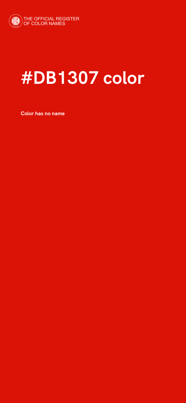 #DB1307 color image