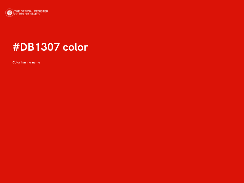 #DB1307 color image