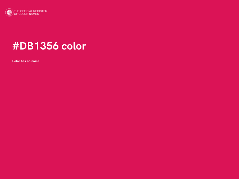 #DB1356 color image