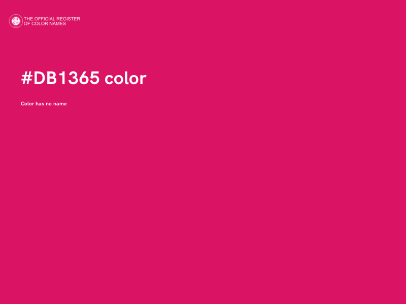 #DB1365 color image