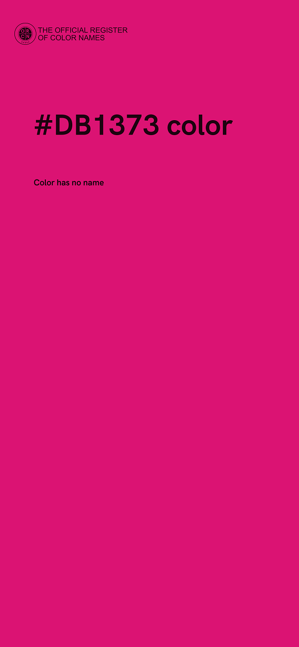 #DB1373 color image