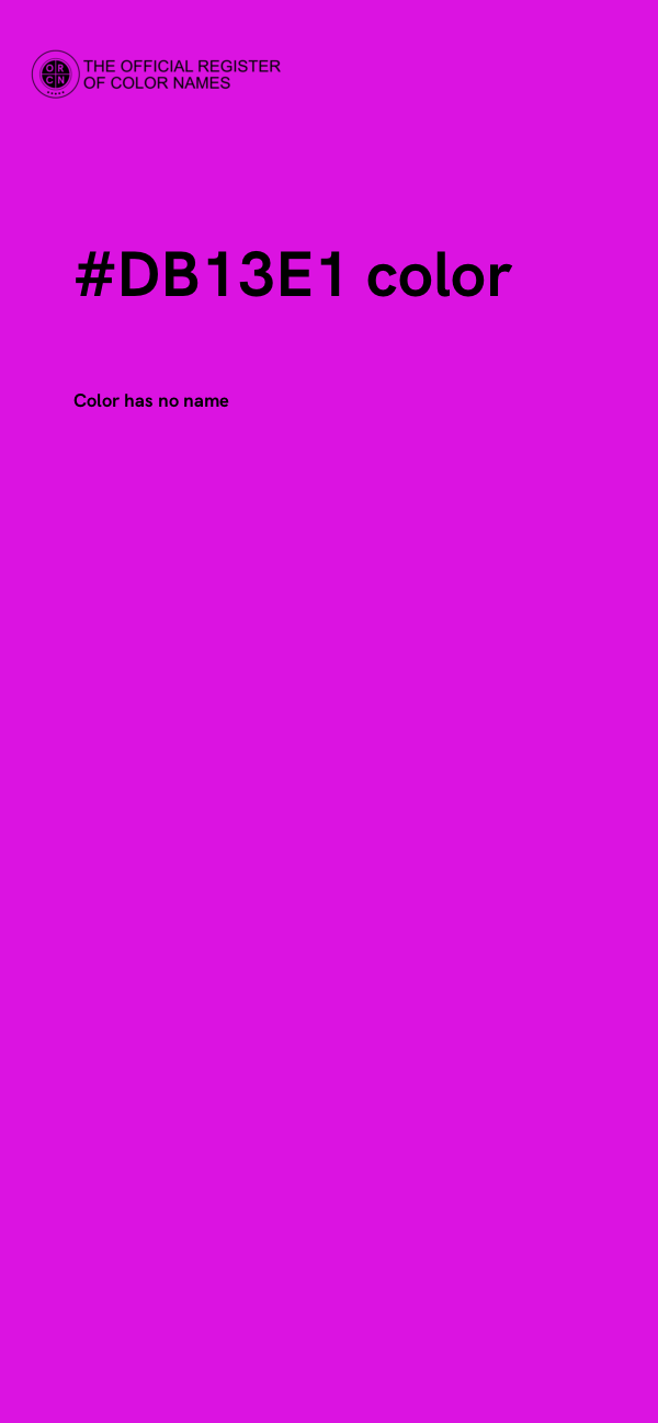 #DB13E1 color image