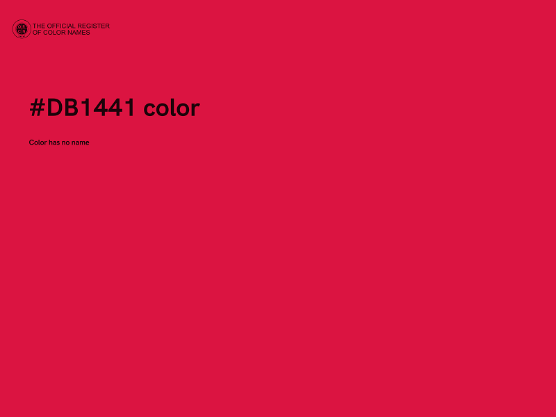 #DB1441 color image
