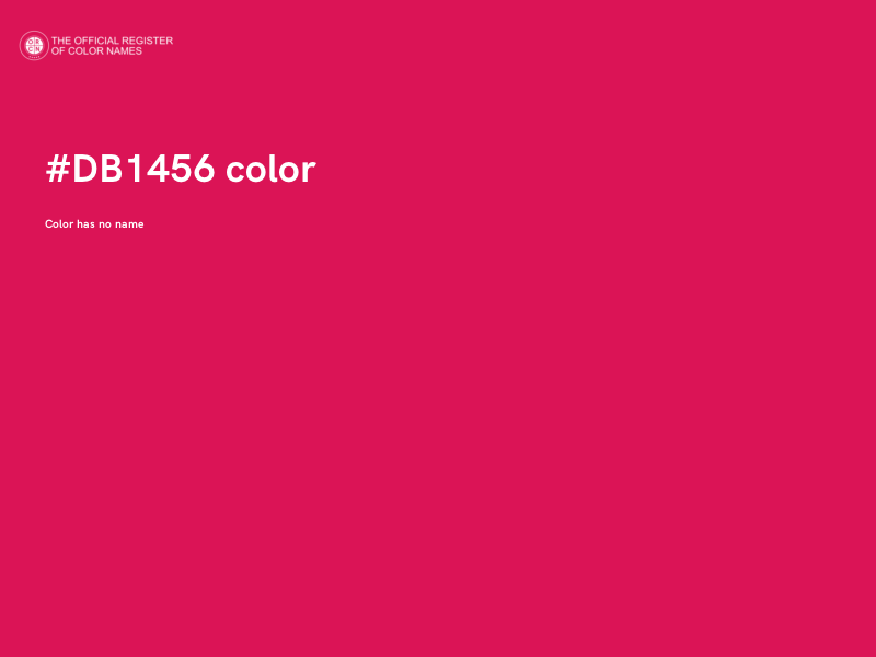 #DB1456 color image