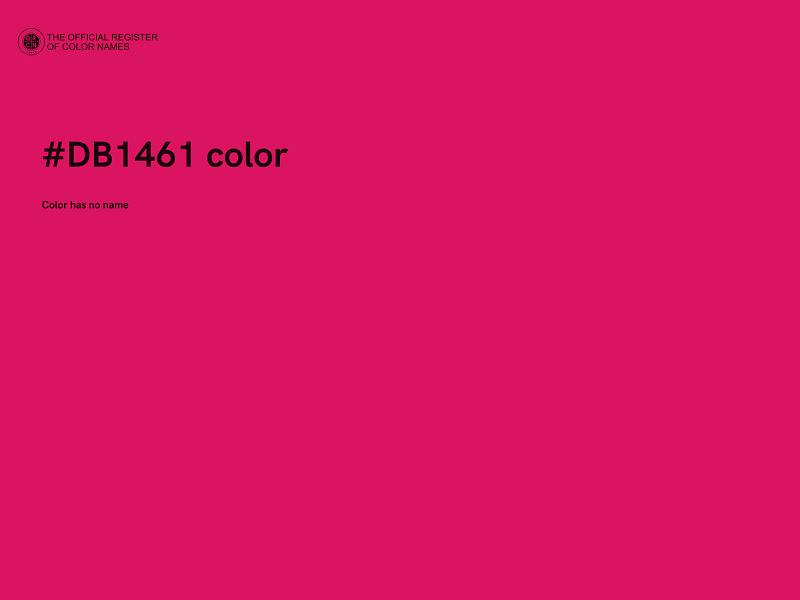 #DB1461 color image