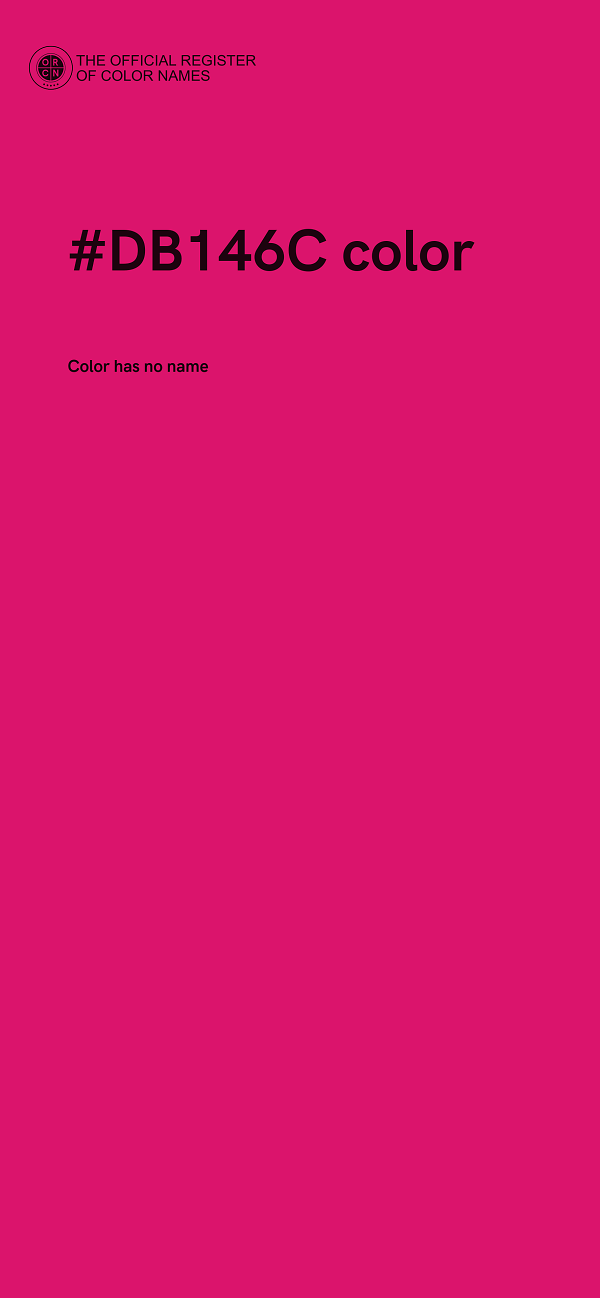 #DB146C color image