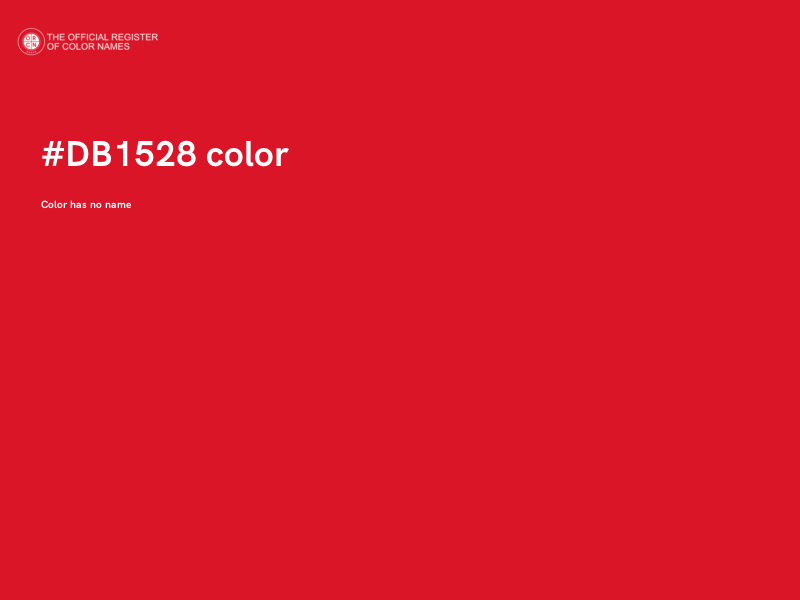 #DB1528 color image