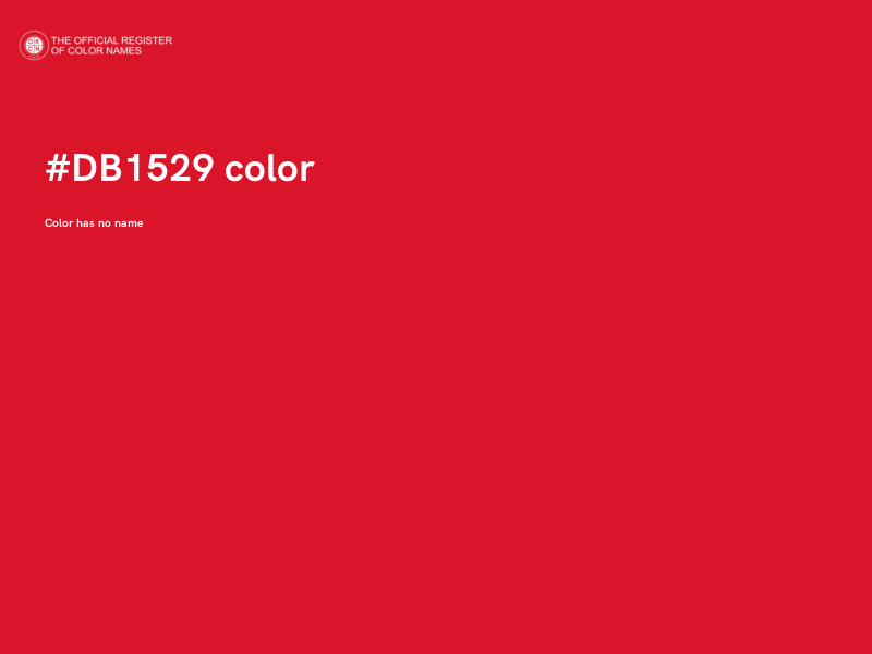 #DB1529 color image