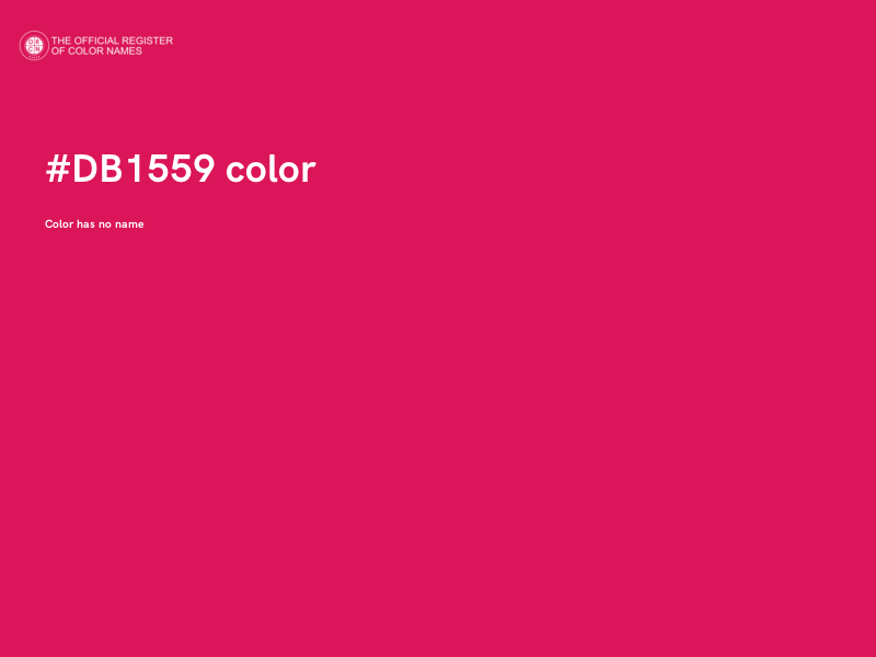 #DB1559 color image