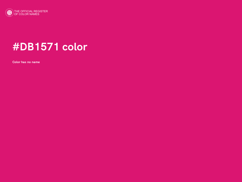 #DB1571 color image