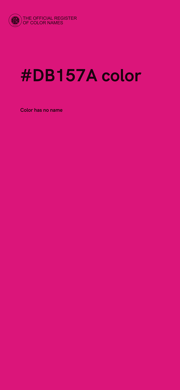 #DB157A color image