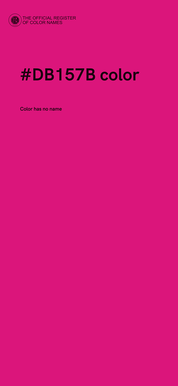 #DB157B color image