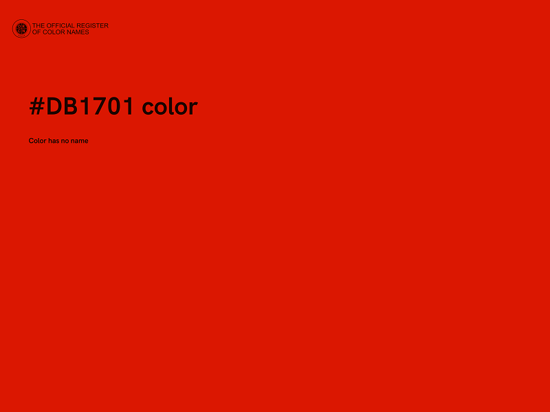 #DB1701 color image