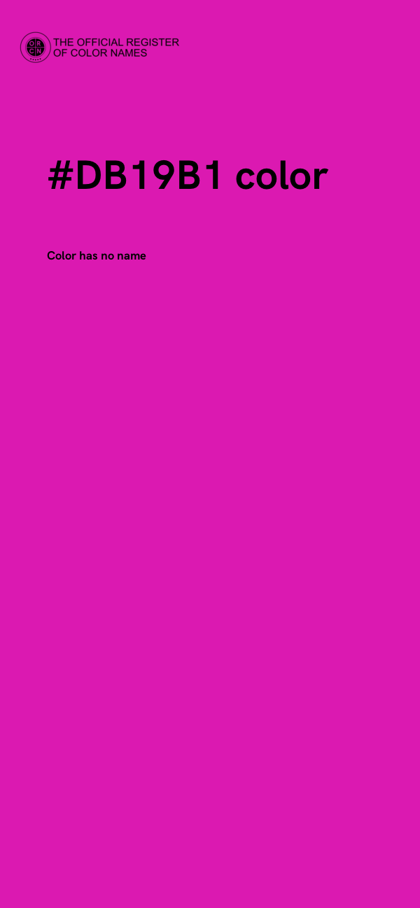 #DB19B1 color image
